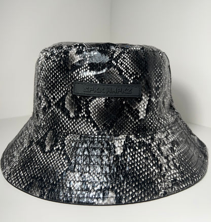 SNAKESKIN BUCKET HAT