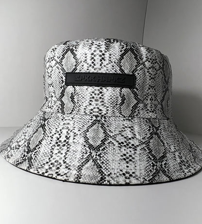 SNAKESKIN BUCKET HAT